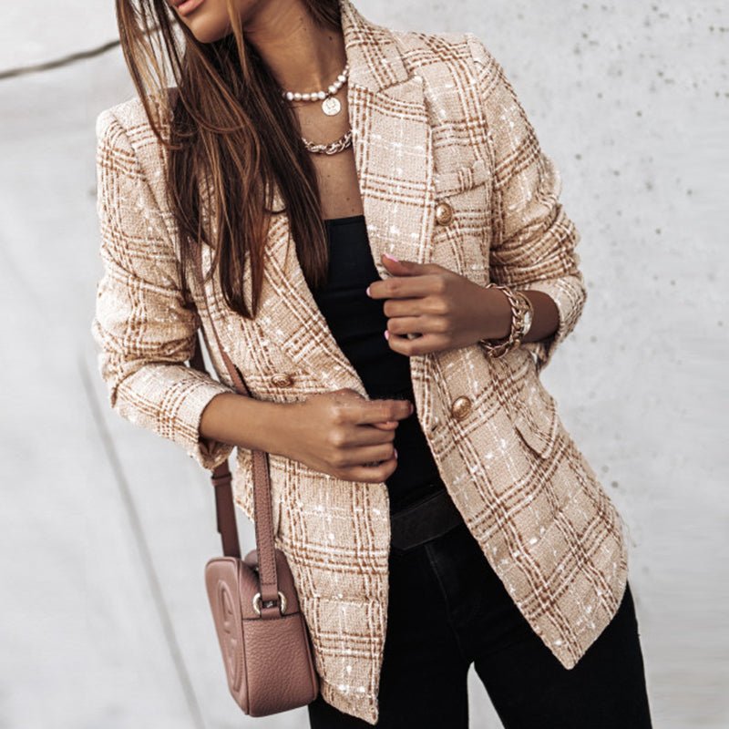 Women's Check Blazer | Classic