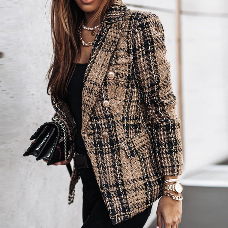 Women's Check Blazer | Classic