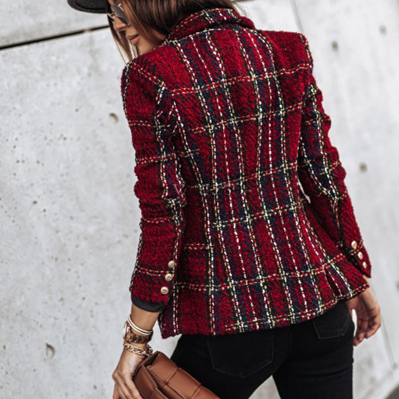 Women's Check Blazer | Classic