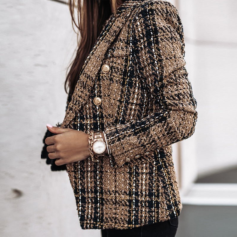 Women's Check Blazer | Classic