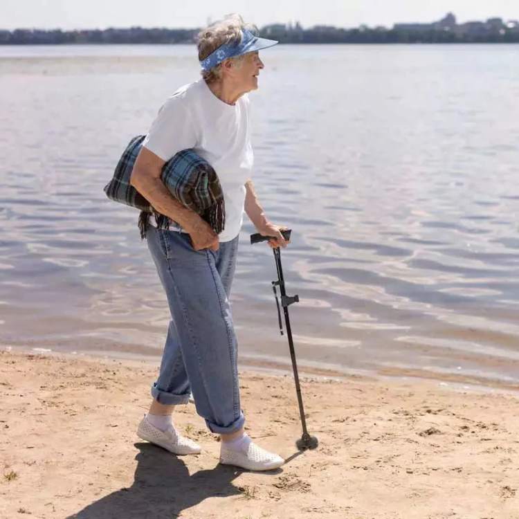 Versatile LED Folding Walking Cane