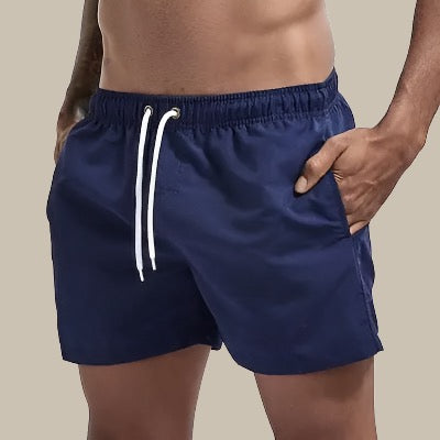 Men's Summer Swim Shorts | with Drawstring and Side Pockets