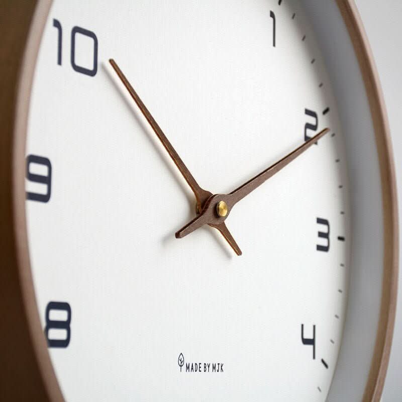Wooden Wall Clock – Serene Scandinavian Design for Tranquil Living Spaces