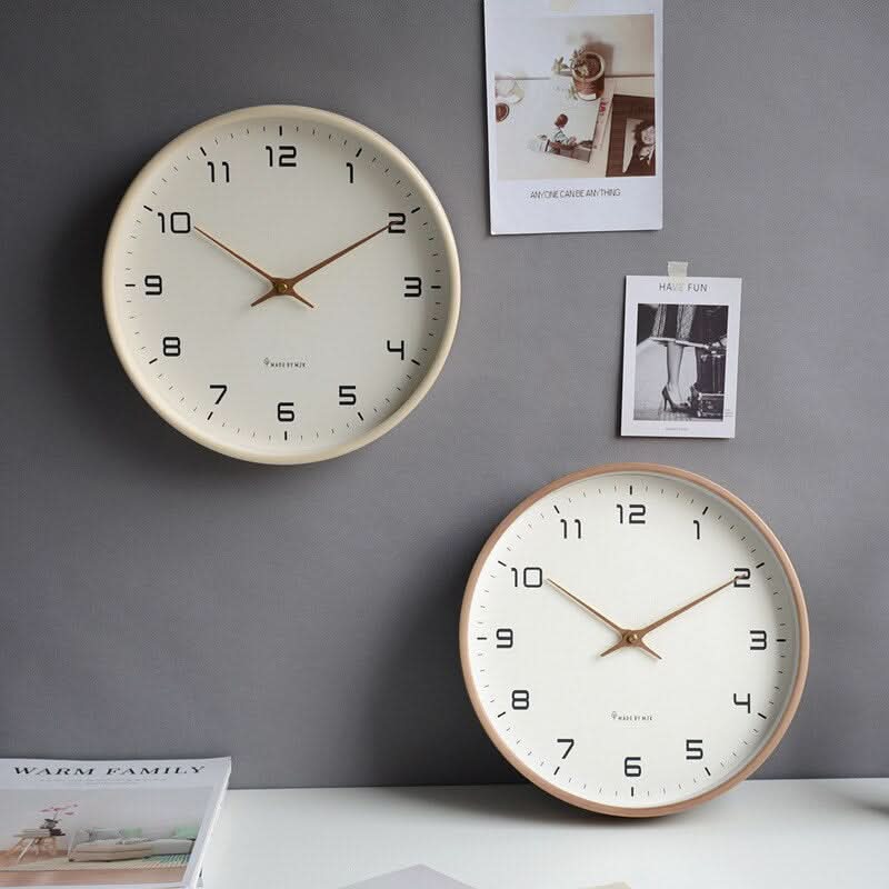 Wooden Wall Clock – Serene Scandinavian Design for Tranquil Living Spaces
