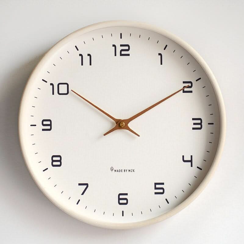 Wooden Wall Clock – Serene Scandinavian Design for Tranquil Living Spaces