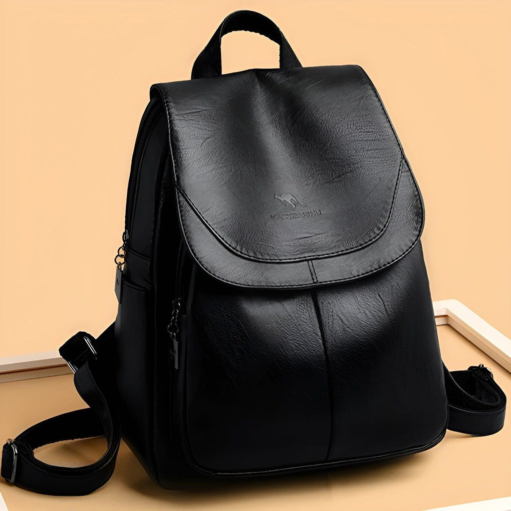 Women's Leather Backpack – Stylish and Functional | Ideal for Daily Use and Office