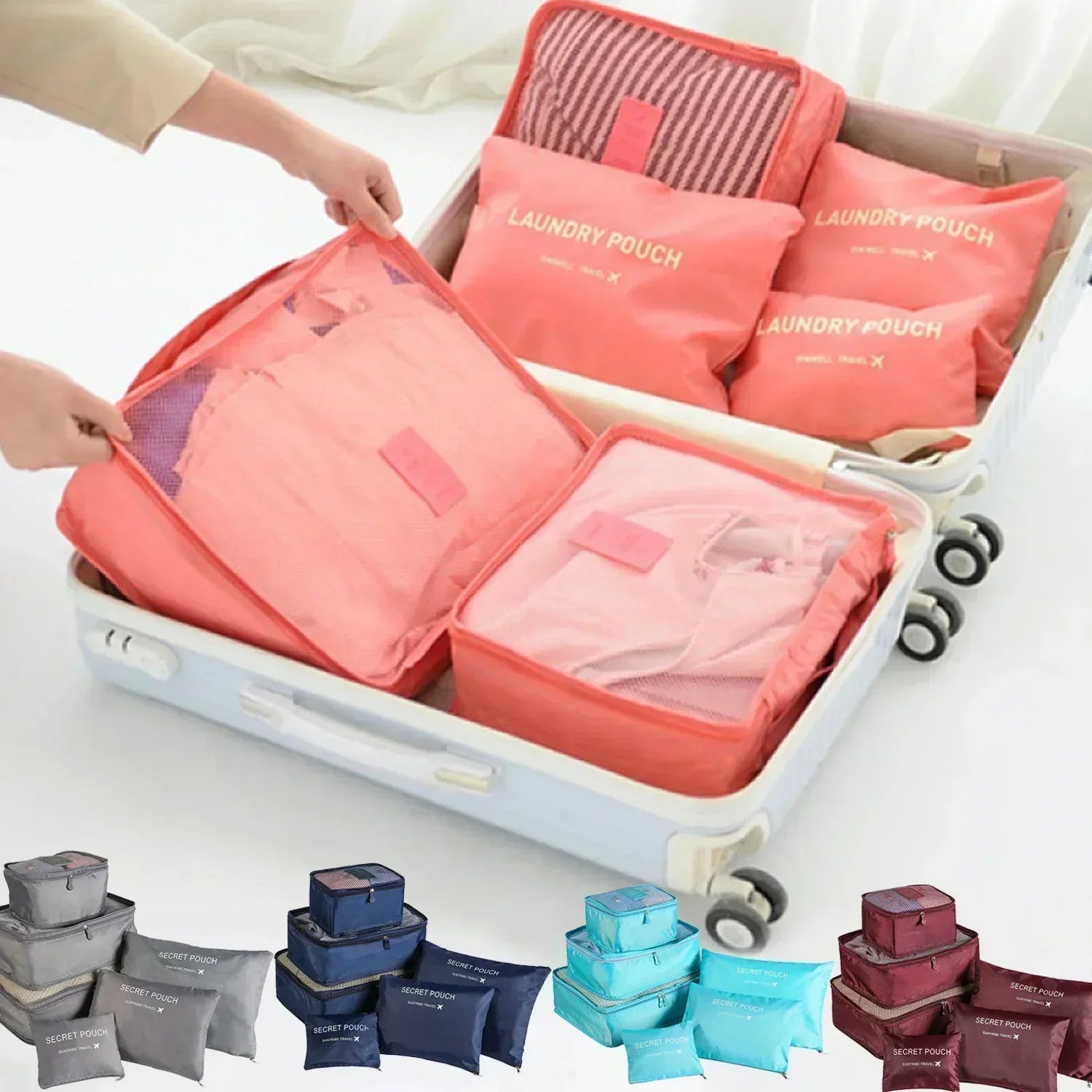 Packing Cubes | Suitcase Organizer | Travel Bag Set for Organization and Clarity