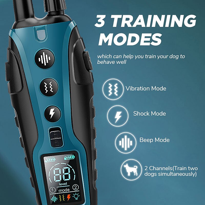 Advanced Remote Dog Training Collar with 2000-Metre Range