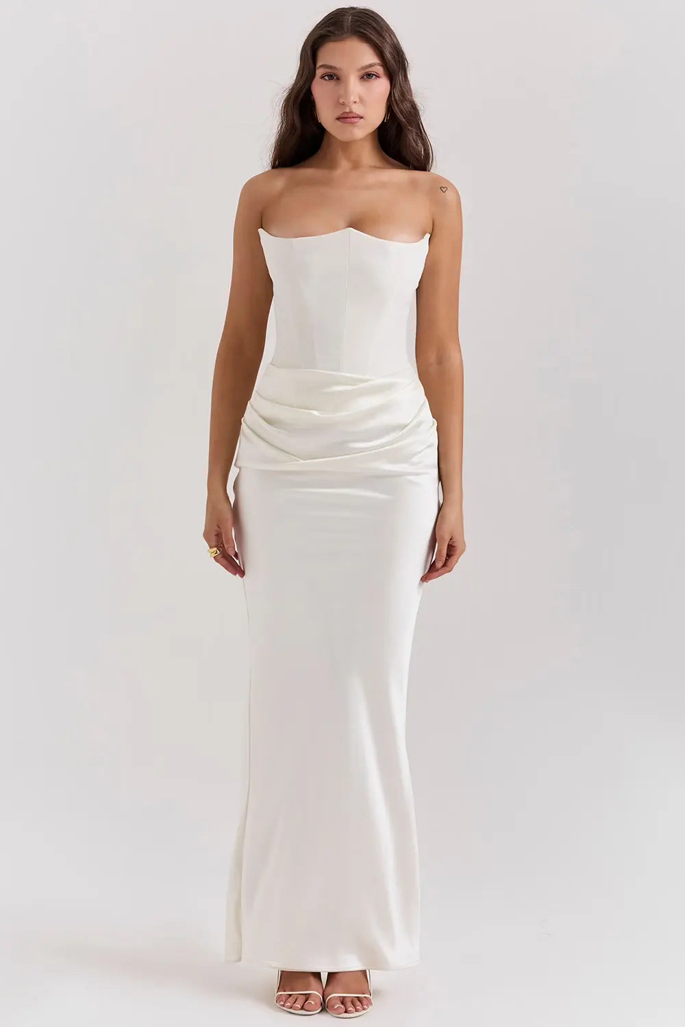 Women’s Strapless Corset Evening Dress | Maxi