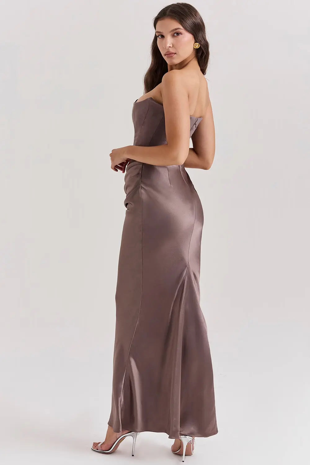 Women’s Strapless Corset Evening Dress | Maxi