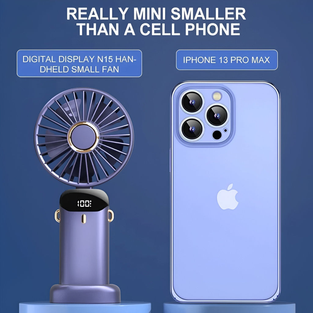 Rechargeable Handheld Mini Fan for Instant Cooling