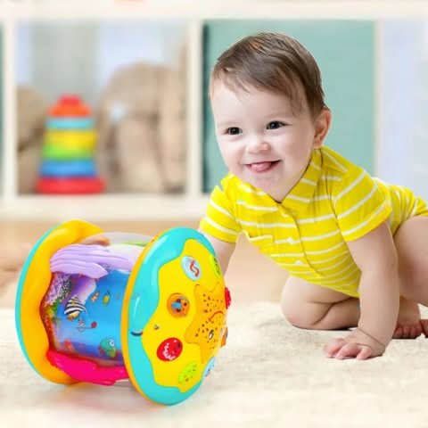 Enchanting Baby Toy Drum with Light and Sound