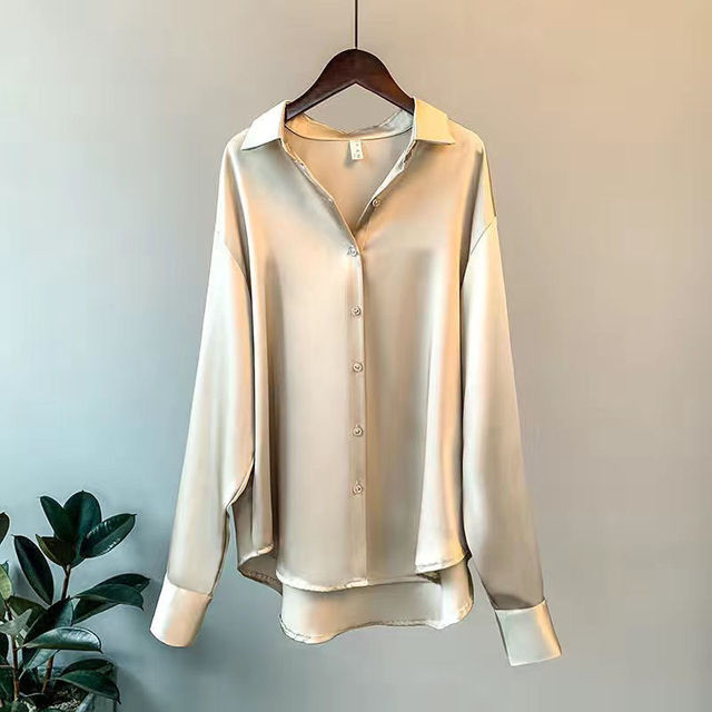 Women’s Oversized Casual Blouse | Long Sleeves