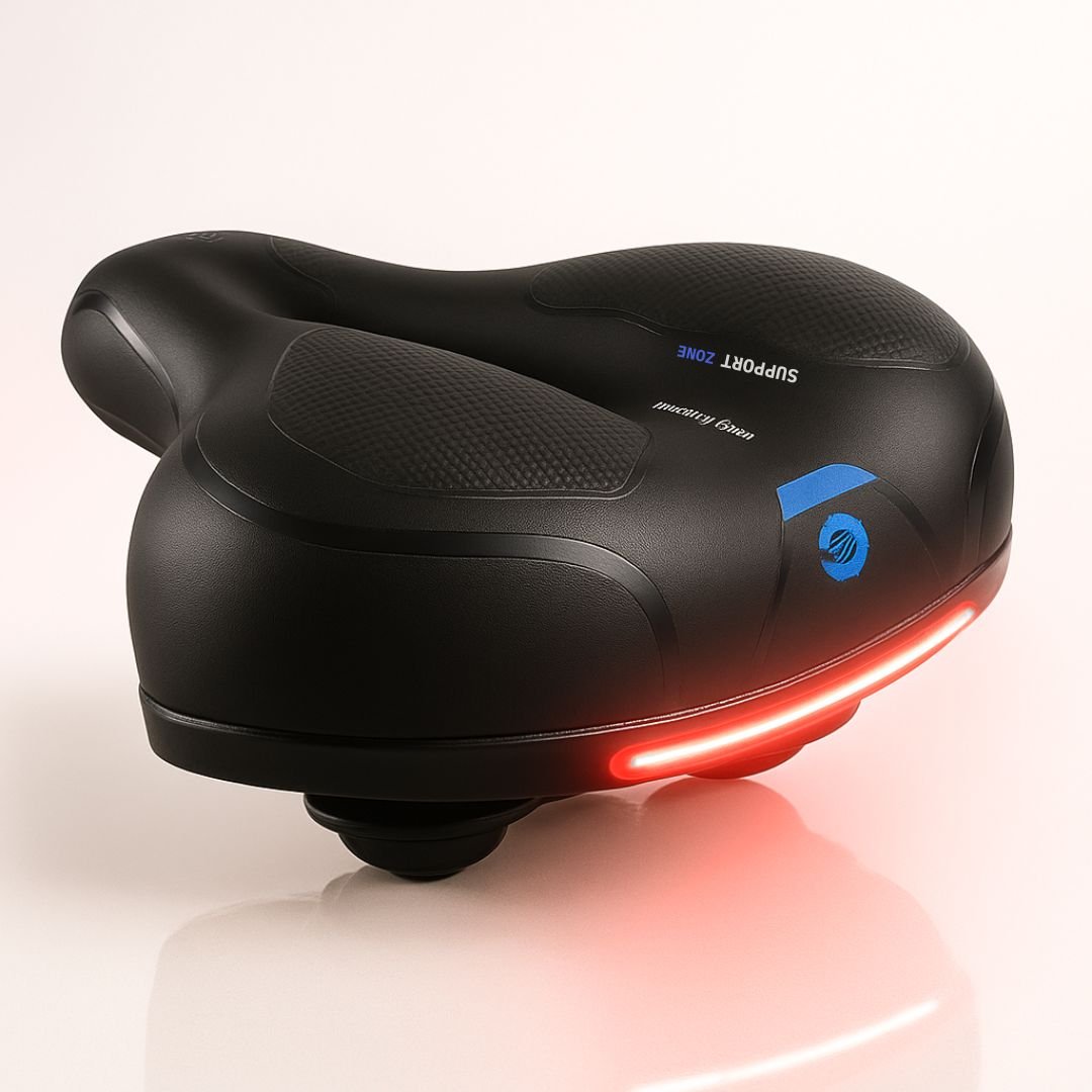 Ergonomic Bicycle Seat with Suspension for Daily Use and Tours