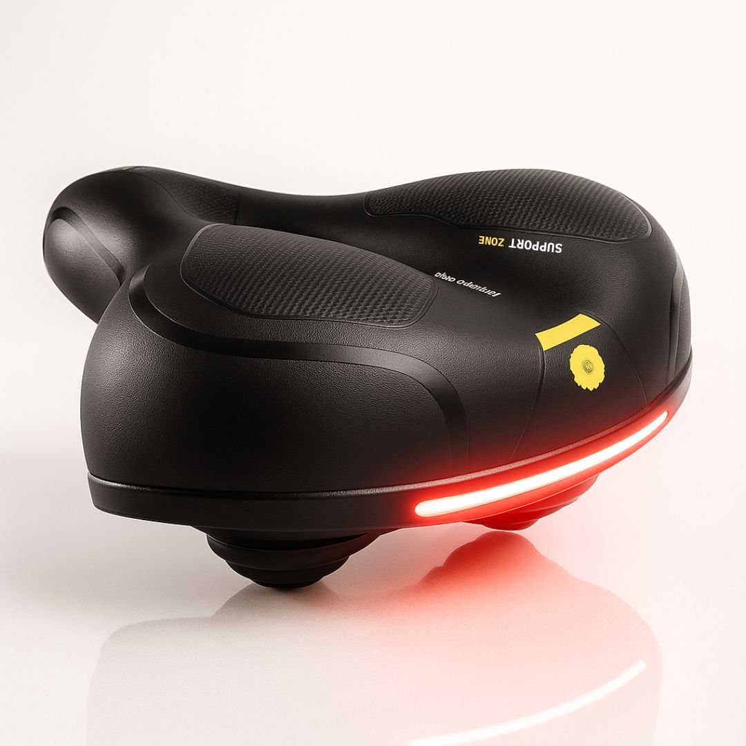 Ergonomic Bicycle Seat with Suspension for Daily Use and Tours