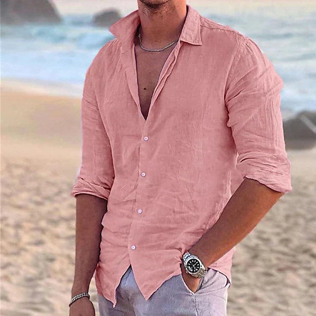Men's Casual Summer Shirt | Long Sleeve