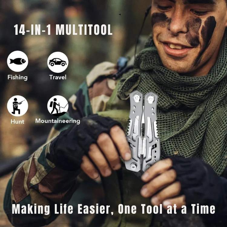 24-Tool Multifunctional Stainless Steel Wire Cutter