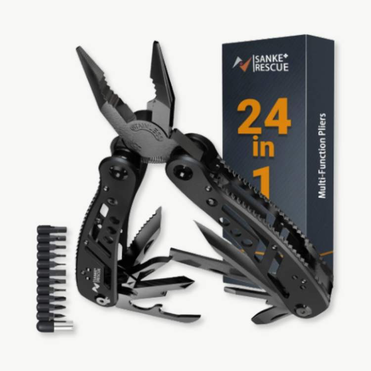 24-Tool Multifunctional Stainless Steel Wire Cutter