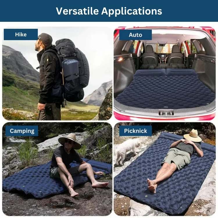 Double Air Mattress – Quick Inflation, Lightweight & Durable