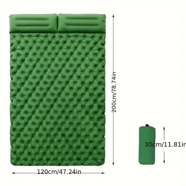 Double Air Mattress – Quick Inflation, Lightweight & Durable