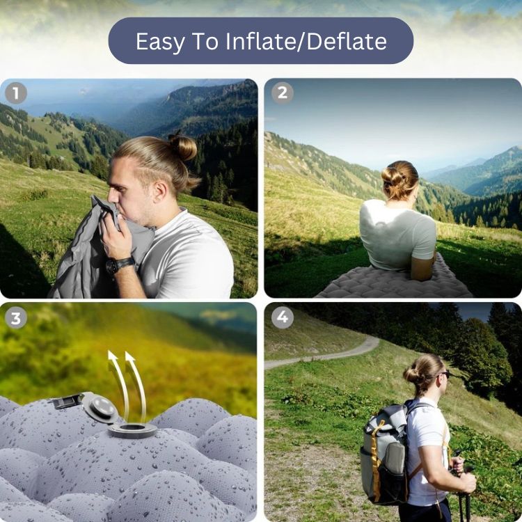 Outdoor Air Mattress for Camping and Hiking