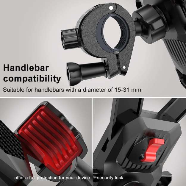 Heavy-Duty Bike Phone Holder