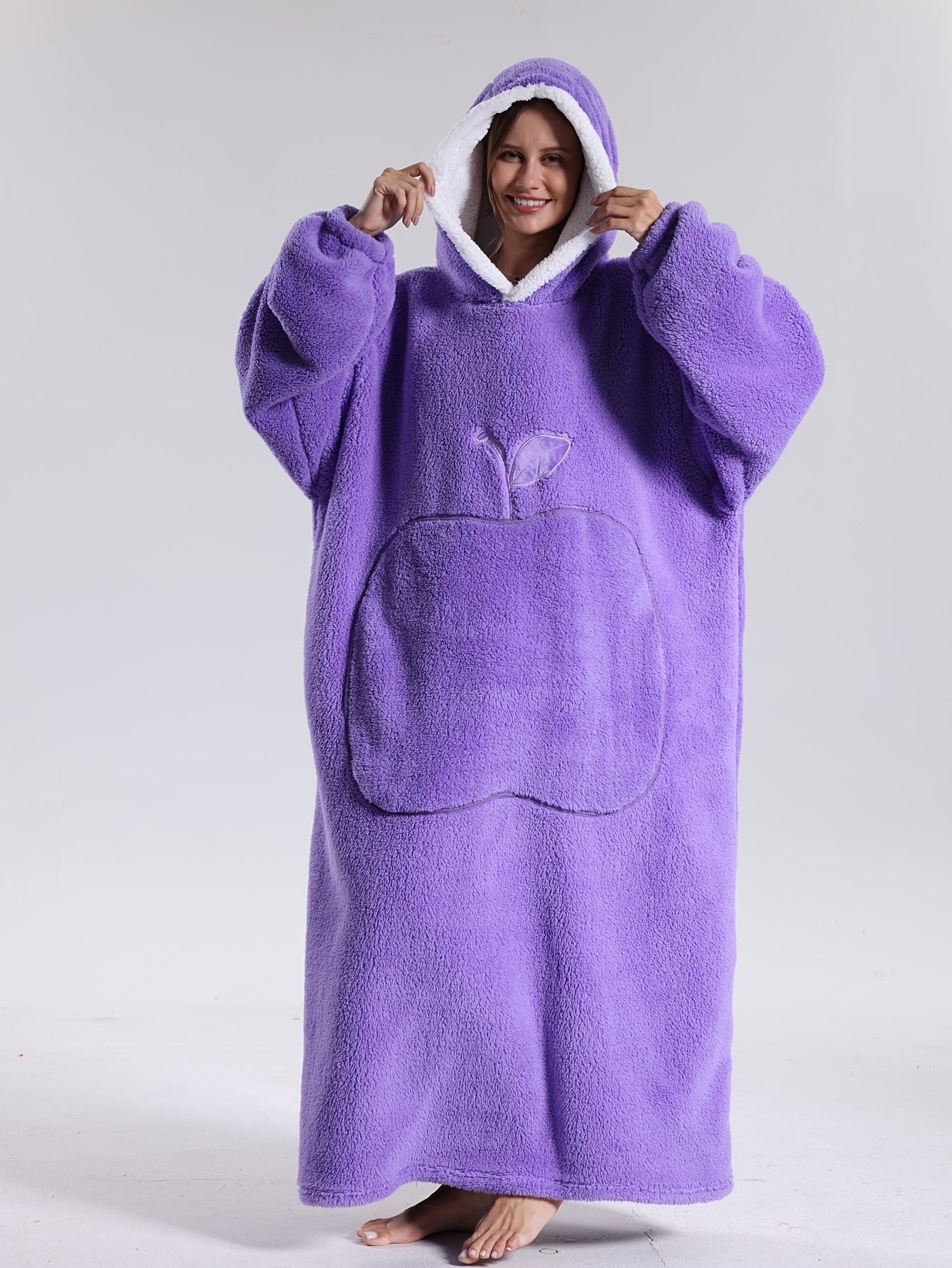 Cozy Hoodie Blanket | Sleeved Blanket | Wearable Hoodie Blanket