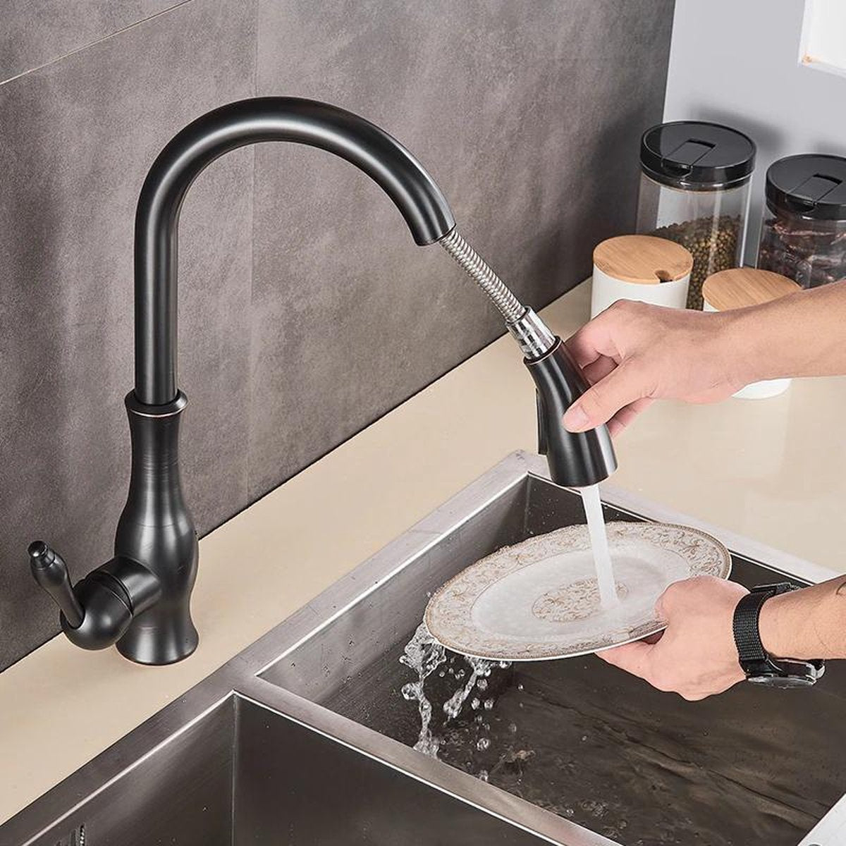 Pull-Out Kitchen Faucet | Sink Tap | Kitchen Sink Faucet