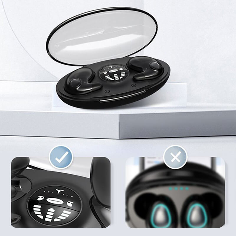 Sleep Headphones | Ultra-Thin & Ergonomic Design | Noise Cancelling | IPX5 Waterproof | 24-Hour Battery Life