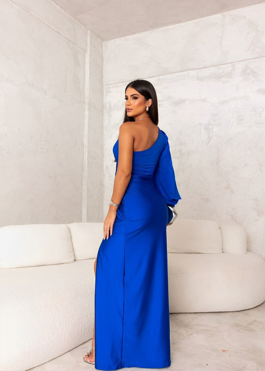 Women's One-Shoulder Maxi Dress | Slit