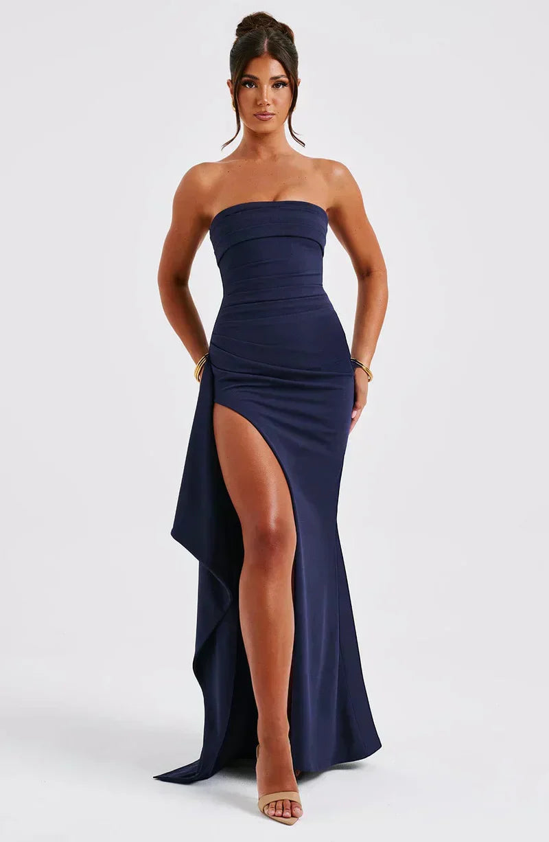 Party Tube Top Dress | Maxi