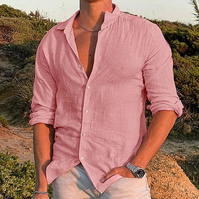 Men's Casual Summer Shirt | Long Sleeve